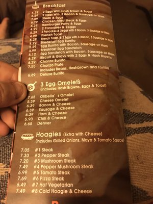Burger oliBella menu 6
